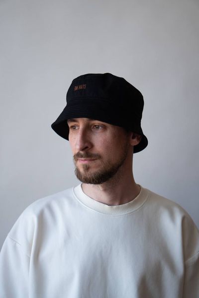 Панама RM HATS Кемп бавовняна унісекс (Чорна) 2355745632 фото