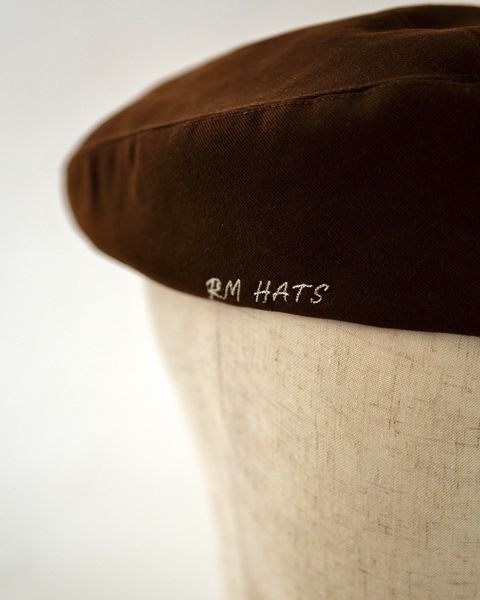 Кепи RM HATS коричневая хлопковая 456762341 фото