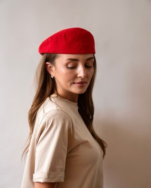 Кепи RM HATS красная хлопковая 435476345 фото