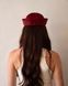 Панама-морячка RM HATS бордовая сатиновая 2465777 фото 5