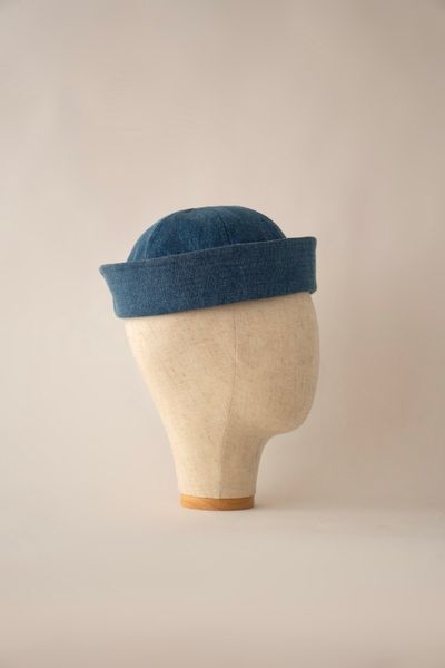Панама-морячка RM HATS синя джинсова 43662344 фото