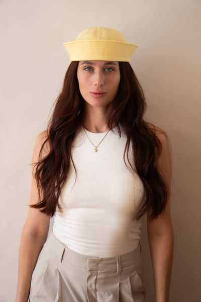 Панама-морячка RM HATS желтая (хлопок) 34556765 фото