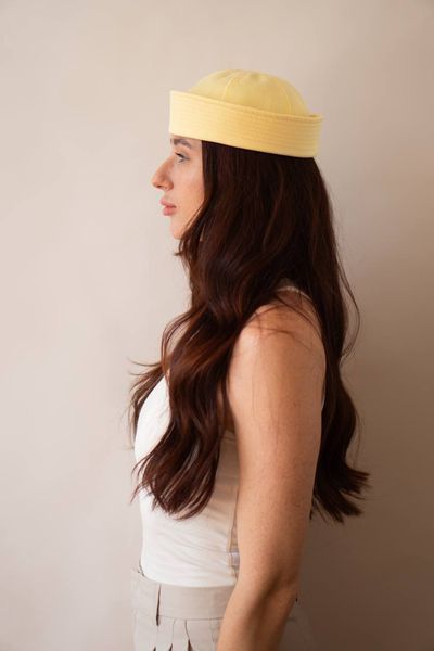 Панама-морячка RM HATS желтая (хлопок) 34556765 фото