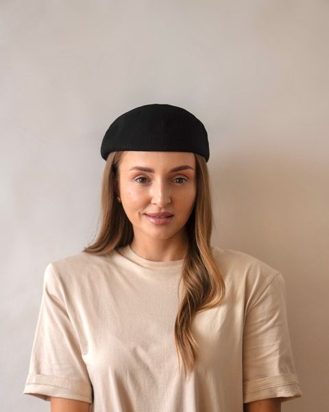 Кепі RM HATS чорна бавовняна 767584567 фото