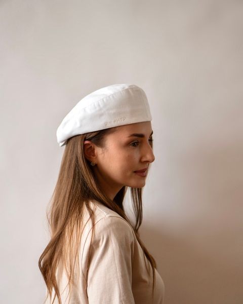 Кепі RM HATS біла бавовняна 5687625234 фото