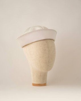 Панама-морячка RM HATS біла сатинова 65872245 фото